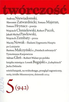 Okładka książki Twórczość 5/2024