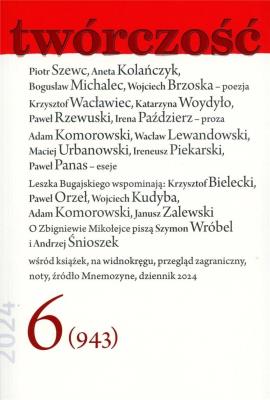 Okładka książki Twórczość 6/2024