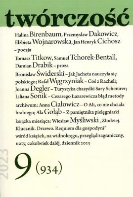 Okładka książki Twórczość 9/2023