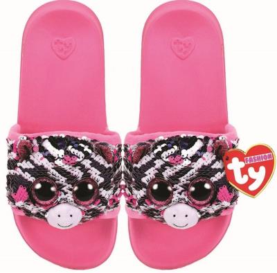 Opakowanie Ty Fashion cekinowe kapcie - Zebra rozm.L