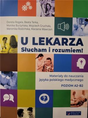Okładka książki U lekarza Słucham i rozumiem A2-B2