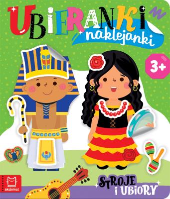 Okładka książki Ubieranki naklejanki. Stroje i ubiory