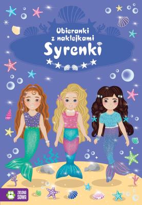 Okładka książki Ubieranki z naklejkami Syrenki