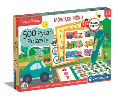 Opakowanie Uczę się bawiąc. Mówiące pióro 500 pytań Pojazdy