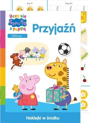 Uczę się z Peppą część 3. Przyjaźń. Autor: Opracowanie zbiorowe. SmakLiter.pl Okładka książki Uczę się z Peppą część 3. Przyjaźń