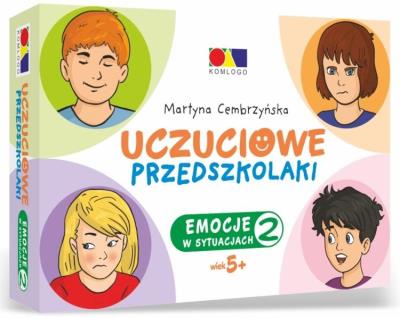 Okładka książki Uczuciowe przedszkolaki. Emocje w sytuacjach cz.2