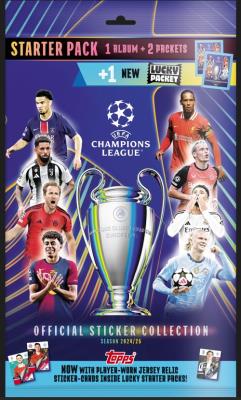 Opakowanie UEFA Champions League 2024/25 naklejki Starter pack