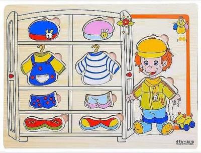 Opakowanie Układanka drewniana