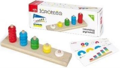 Opakowanie Układanka drewniana Nauka liczenia 15el