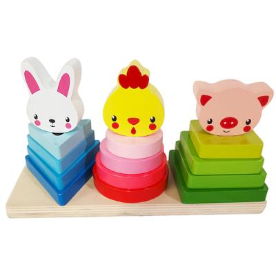 Opakowanie Układanka drewniana Zwierzęta