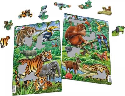 Opakowanie Układanka Dżungla rozmiar Midi