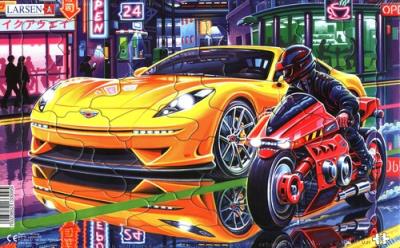 Opakowanie Układanka Eleganckie samochody sportowe 30 elementów