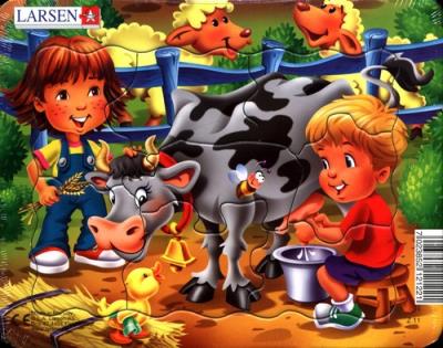 Opakowanie Układanka Farmkids mini 8 elementów