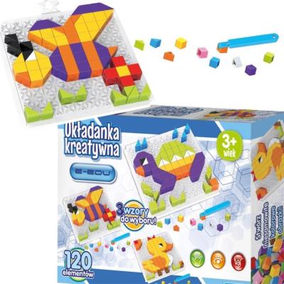 Opakowanie Układanka kreatywna E-Edu 120 el. Pszczółka