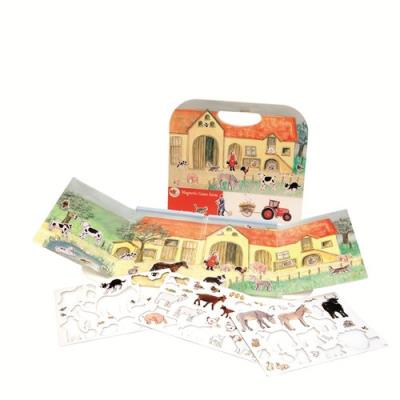 Układanka, magnetyczna gra Farma. Wydawca: Toyki. SmakLiter.pl Opakowanie Układanka, magnetyczna gra Farma