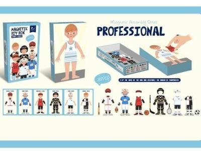 Opakowanie Układanka magnetyczna - sportowiec