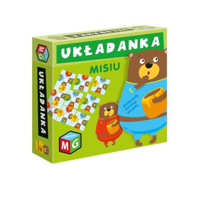 Układanka Misiu. Wydawca: MULTIGRA. SmakLiter.pl Opakowanie Układanka Misiu
