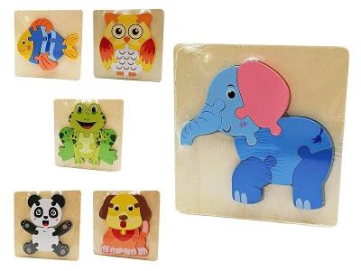 Opakowanie Układanka puzzle zwierzęta MIX