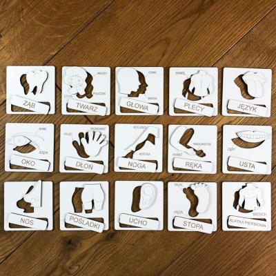 Opakowanie Układanka tematyczna - części ciała