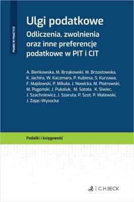 Okładka książki Ulgi podatkowe
