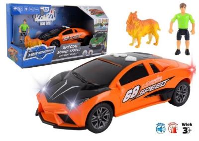 Opakowanie Uliczne szaleństwo - Samochód pomarańczowy sport