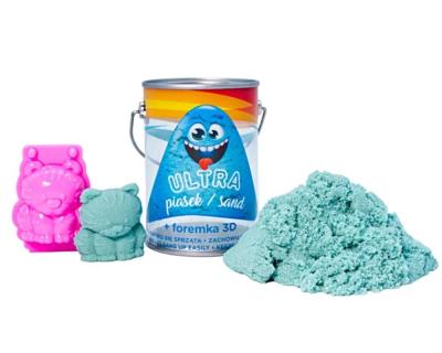 Opakowanie Ultra Piasek 150g turkusowy + foremka Tygrysek