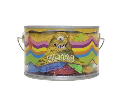 Opakowanie Ultra Piasek 200g żółty + 5 foremek Zamek