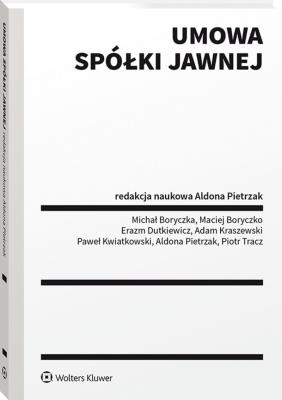 Okładka książki Umowa spółki jawnej