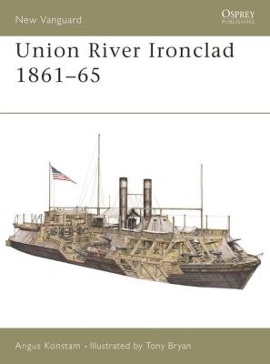 Union River Ironclad 1861-6. Autor: Angus Konstam. SmakLiter.pl Okładka książki Union River Ironclad 1861-6