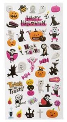 Opakowanie Urocze piankowe naklejki halloweenowe