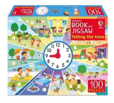 Okładka książki Usborne Book and Jigsaw Telling the Time