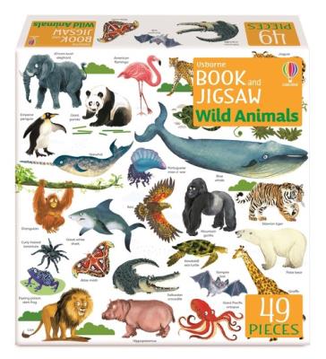 Usborne Book and Jigsaw Wild A. Autor: Sam Smith. SmakLiter.pl Okładka książki Usborne Book and Jigsaw Wild A
