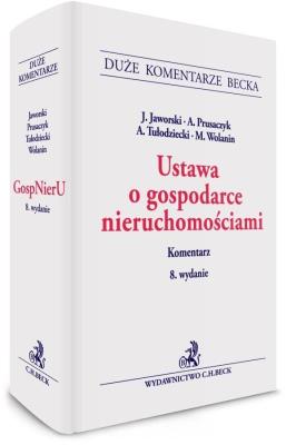 Okładka książki Ustawa o gospodarce nieruchomościami. Komentarz