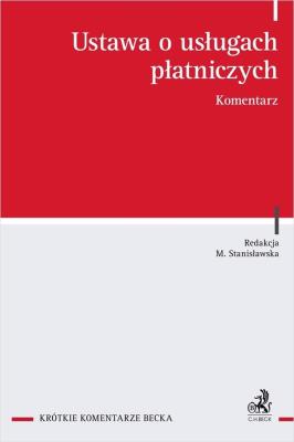 Okładka książki Ustawa o usługach płatniczych. Komentarz