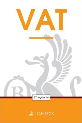 VAT wyd. 27. Autor: Opracowanie zbiorowe. SmakLiter.pl Okładka książki VAT wyd. 27