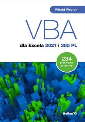 Okładka książki VBA dla Excela 2021 i 365 PL