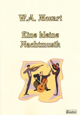 W. A. Mozart. Eine kleine Nachtmusik. Autor: Amelia Kotowska. SmakLiter.pl Okładka książki W. A. Mozart. Eine kleine Nachtmusik