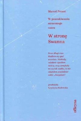 W stronę Swanna. Autor: Proust Marcel. SmakLiter.pl Okładka książki W stronę Swanna