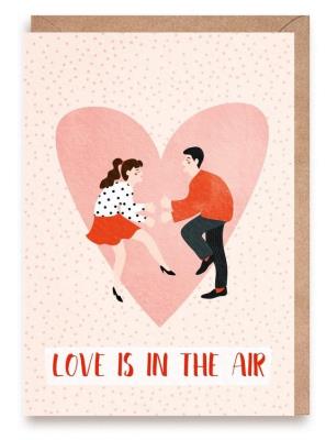 Opakowanie Walentynka Love is in the Air, eko koperta