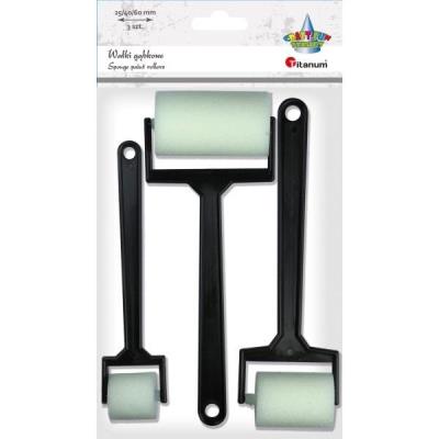 Opakowanie Wałki gąbkowe gładkie 3szt.