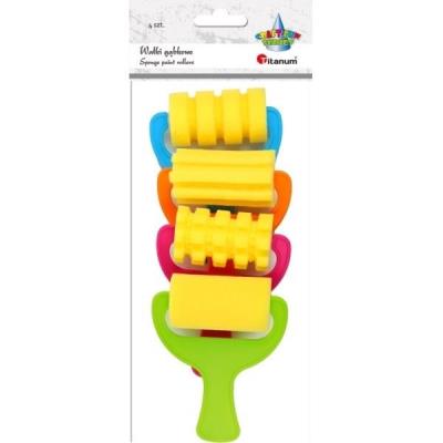 Opakowanie Wałki gąbkowe z fakturami 4szt.