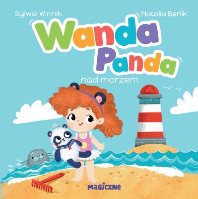 Wanda Panda nad morzem. Autor: Sylwia Winnik. SmakLiter.pl Okładka książki Wanda Panda nad morzem