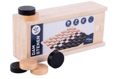 Warcaby drewniane turystyczne. Wydawca: Quint. SmakLiter.pl Opakowanie Warcaby drewniane turystyczne