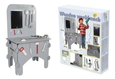 Opakowanie Warsztat majsterkowicza drewniany szary