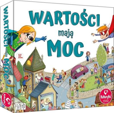 Wartości mają Moc. Wydawca: Kukuryku. SmakLiter.pl Opakowanie Wartości mają Moc