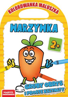 Okładka książki Warzywka. Kolorowanka maluszka