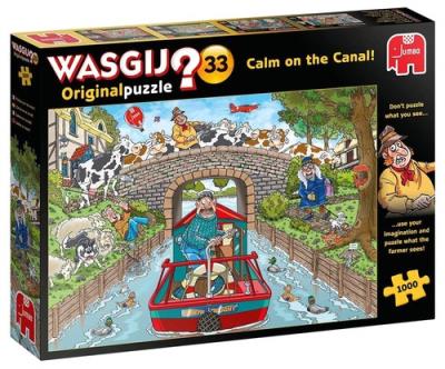 Wasgij Puzzle 1000el Original 33 Spokojny.... Wydawca: Jumbo. SmakLiter.pl Opakowanie Wasgij Puzzle 1000el Original 33 Spokojny...