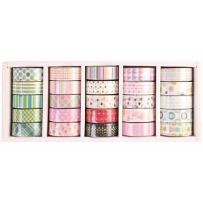 Washi Tape Narcissus SET 3 display mix 25 sztuk. Wydawca: Narcissus. SmakLiter.pl Opakowanie Washi Tape Narcissus SET 3 display mix 25 sztuk