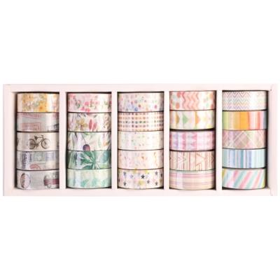 Washi Tape Narcissus SET 4 display mix 25 sztuk. Wydawca: Narcissus. SmakLiter.pl Opakowanie Washi Tape Narcissus SET 4 display mix 25 sztuk