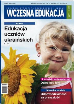 Okładka książki Wczesna Edukacja. Poradnik dyrektora 2/2022